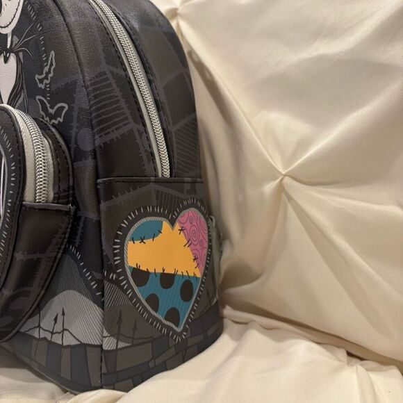 Loungefly X Nightmare Before Christmas Love Backpack & Zip Wallet Set NWT - Picture 5 of 14